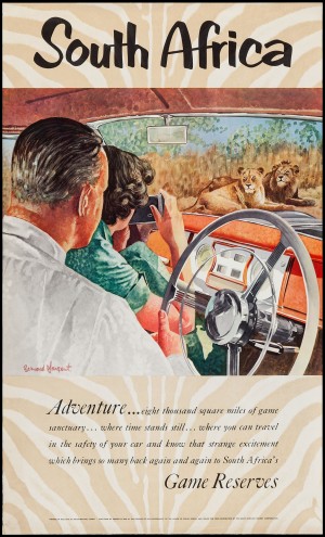 South Africa Vintage Travel Poster
